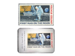 Issued 1969 US Apollo 11 -1st Man on the Moon. Unused 10c Airmail. MNH