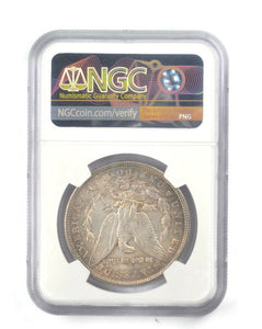 1889 $1 MORGAN SILVER DOLLAR  Natural Toned BEAUTY NGC MS63-RARE