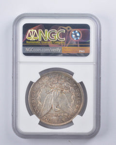 1889 $1 MORGAN SILVER DOLLAR  Natural Toned BEAUTY NGC MS63-RARE