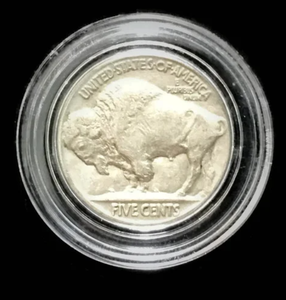 (1) 1913-1938 Buffalo Indian Head Nickel US Mint Full Date Partial Horn Sharp (VG)