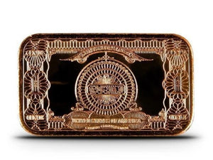 1 oz in .999 Copper Art Bar-Limited Black Eagle $1 Silver Certificate Design