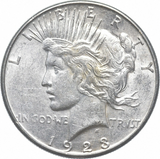 1923 Peace Dollar Superb Silver Coin US Mint , High grade (XF/AU)