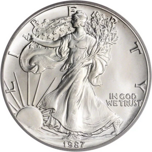 1987 American Silver Eagle - PCGS MS69