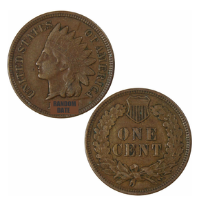 Roll of 50- 1859-1909 Indian Head Cent  Bronze Penny  Coin Collectible Fine/Very fine (F/VF)-Rare