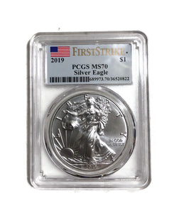 2019 AMERICAN SILVER EAGLE $1  PCGS MS70