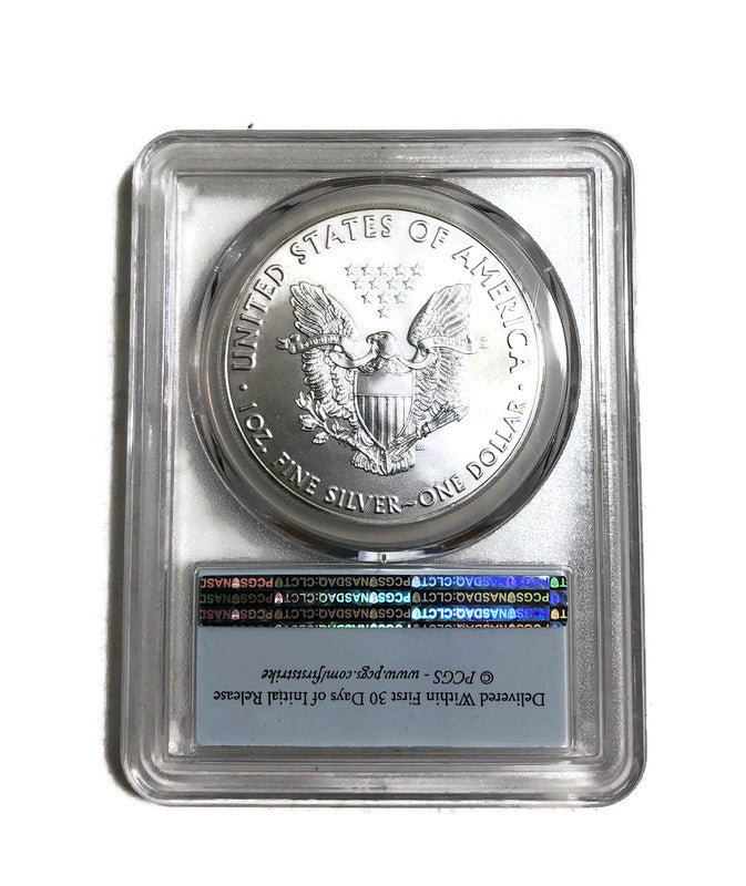 2016 AMERICAN SILVER EAGLE $1  PCGS MS70