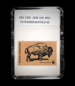 1970 US# 1392 6-cent US POSTAGE Bison Buffalo - Wildlife Unused 6c Airmail. MNH