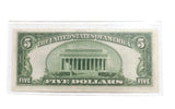 1934 A,D $5 SILVER CERTIFICATE BLUE SEAL HIGH GRADE CRISP UNCIRCULATED BU