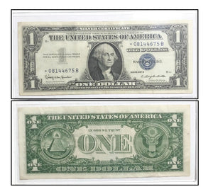 Star Note-1957,A,B Blue Seal -Silver Certificate Nice Circulated Very Good  *RANDOM* VG