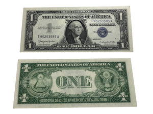 1957 $1 Silver Certificate  Blue Seal  High Grade  AU/BU