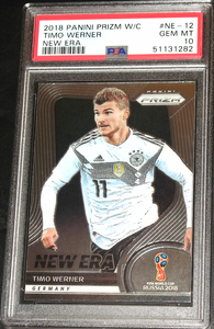 2018 Prizm World Cup Timo Werner New Era PSA 10 Gem Mint Germany NE-12