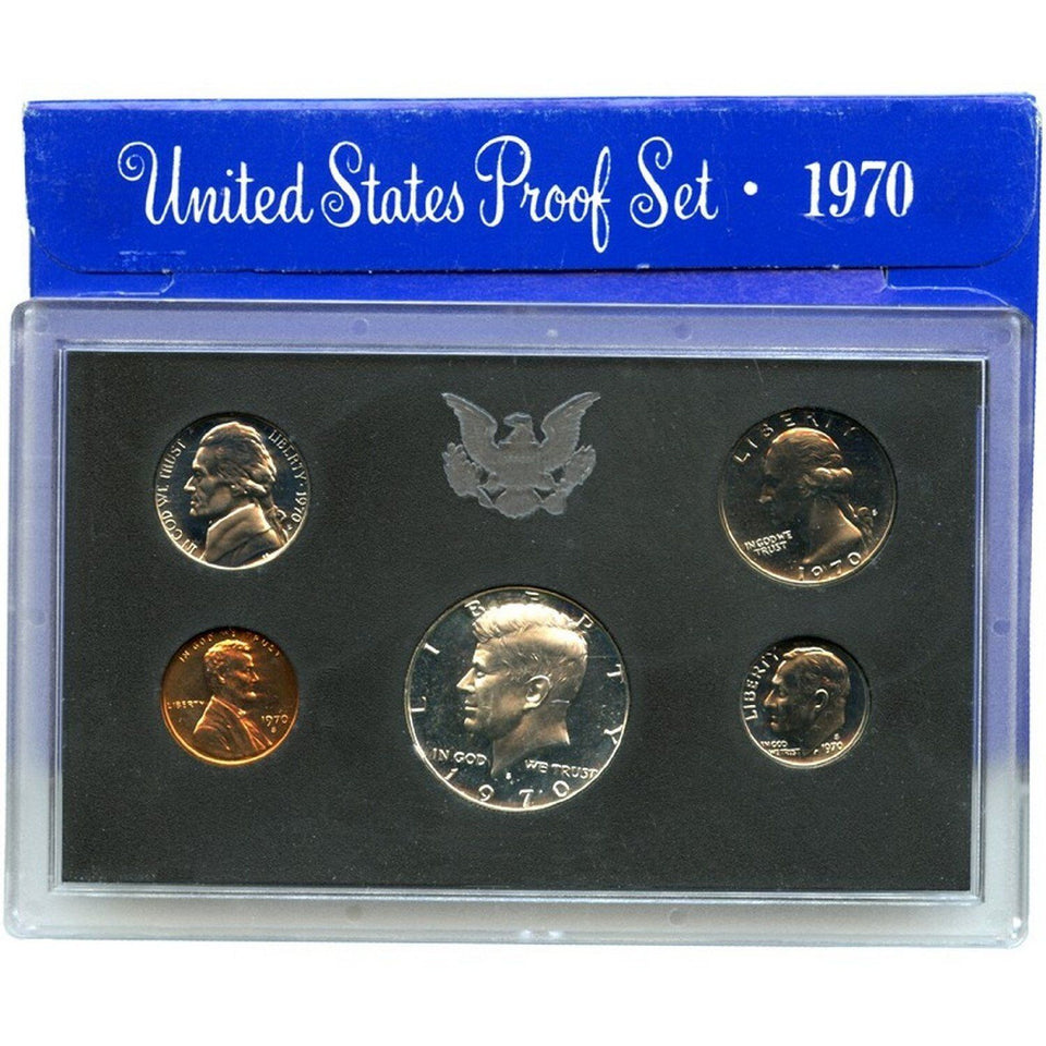 1970-S UNITED STATES US MINT CLAD PROOF SET IN ORIGINAL MINT PACKAGING UNC