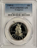 1989-S US Congressional Commemorative Proof Half Dollar 50C - PCGS PR69 DCAM