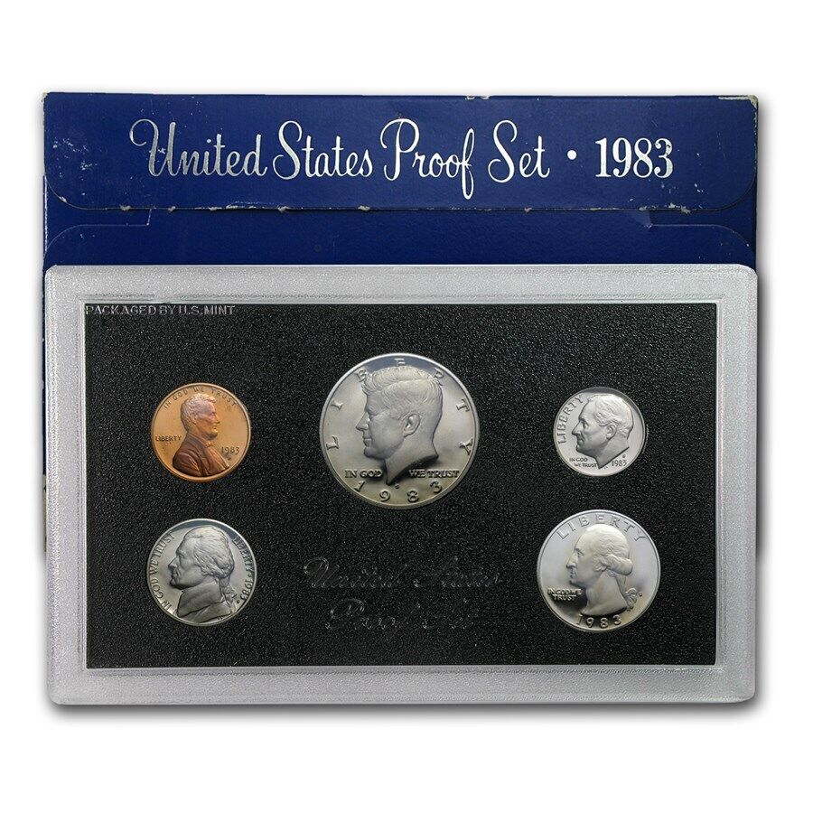 1983-S  U.S. MINT PROOF SET IN ORIGINAL MINT PACKAGING 5 COINS