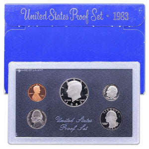 1983-S  U.S. MINT PROOF SET IN ORIGINAL MINT PACKAGING 5 COINS