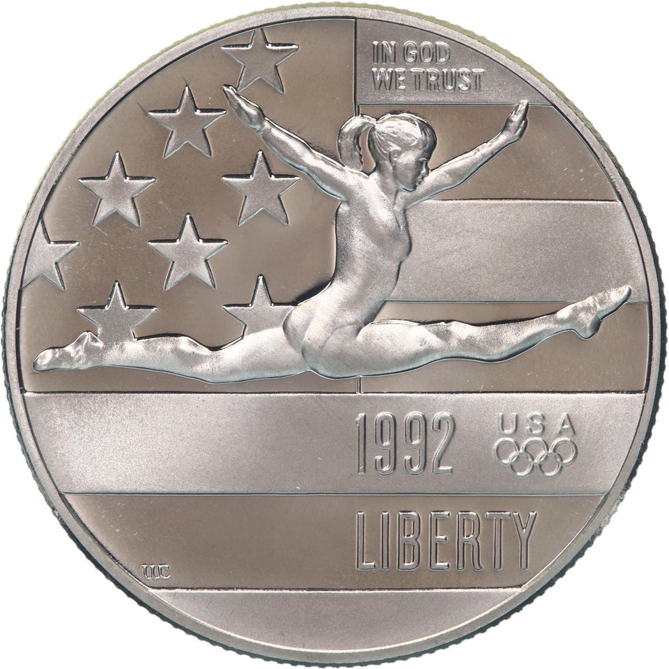 (1) 1992-S Gymnast Olympic Commemorative Clad Half Dollar Gem Proof BU