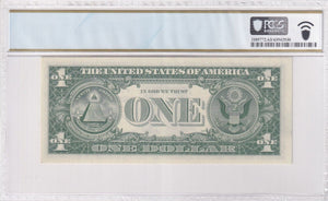 Star Note-One Dollar 1957 A Silver Certificate Currency PCGS GEM UNC 63PPQ