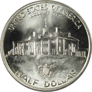 1982-D  George Washington 90% Silver Commemorative Half Dollar Unc BU