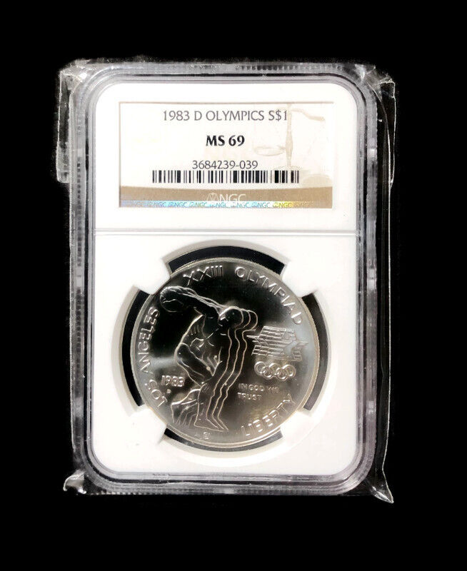 1983-D LA Olympic Silver Dollar Commemorative NGC MS 69