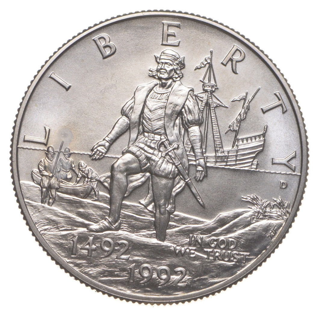 1992 S Columbus Voyage Quincentenary Proof Commemorative Half Dollar GEM PROOF Bu