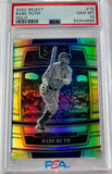 2022 Babe Ruth Panini Select Silver Prizm Holo Graded PSA 10 Mint Population 1