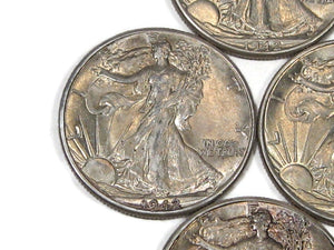 (1) Genuine 1916-1947 P D S Walking Liberty Silver Half Dollar Coin US Mint High Grade (XF/AU)-Rare